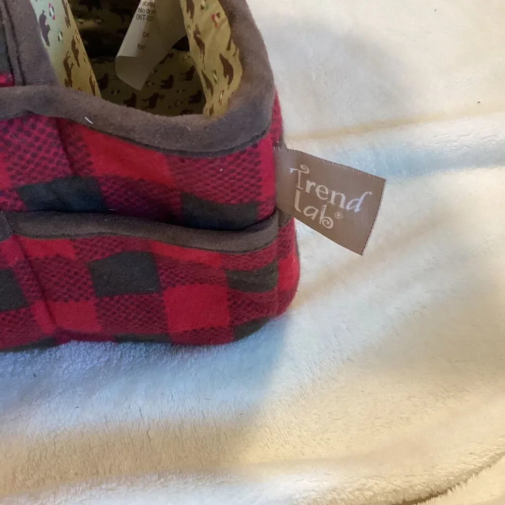 Trend Lab Caddy Checkered Camping Picnic Outdoors Dining Cottage Core Farmhouse - Picture 4 of 5